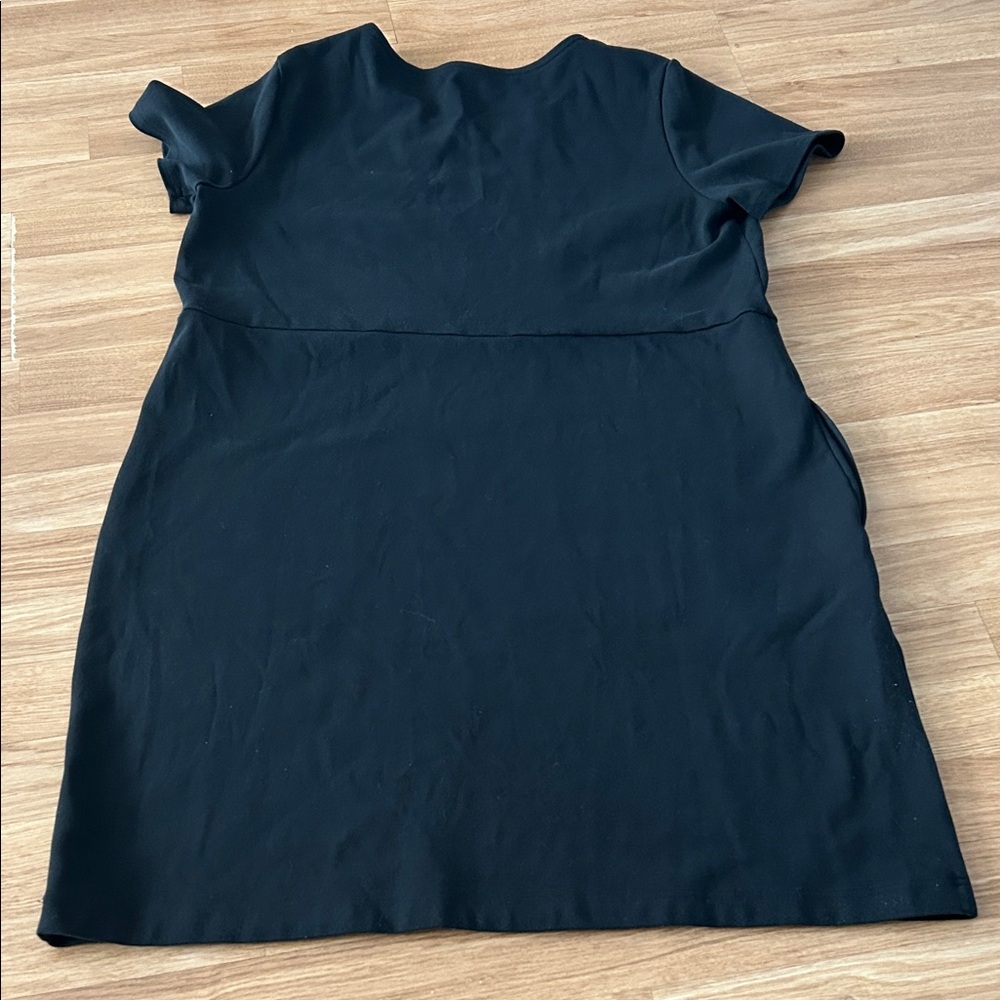Duluth Trading Co Black Short Sleeve Mini Dress - Picture 4 of 6